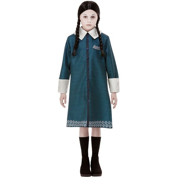 Addams Family Wednesday - Girls Fancy Dress Costume - Various Sizes