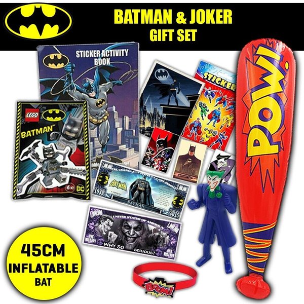 DC Comics - Batman & Joker Toy Gift Set - Children's Activity Play Set