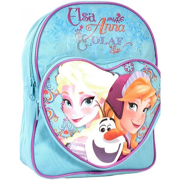 Frozen Kids Rucksack with Front Pocket - Elsa, Anna & Olaf - Back To School Disney