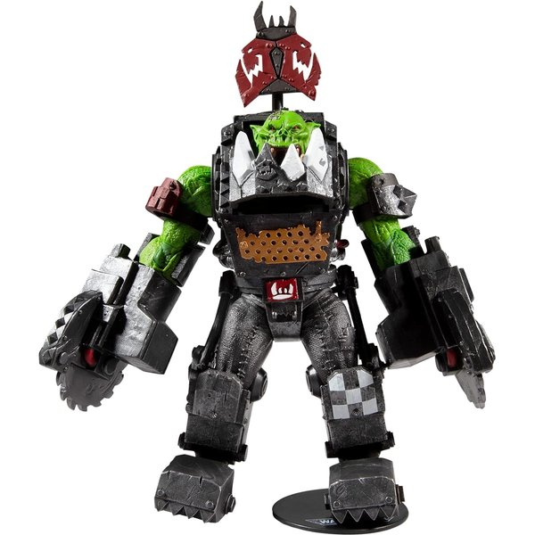 McFarlane Toys - Warhammer 40000 Ork Meganob with Buzzsaw - 22 Moving Parts