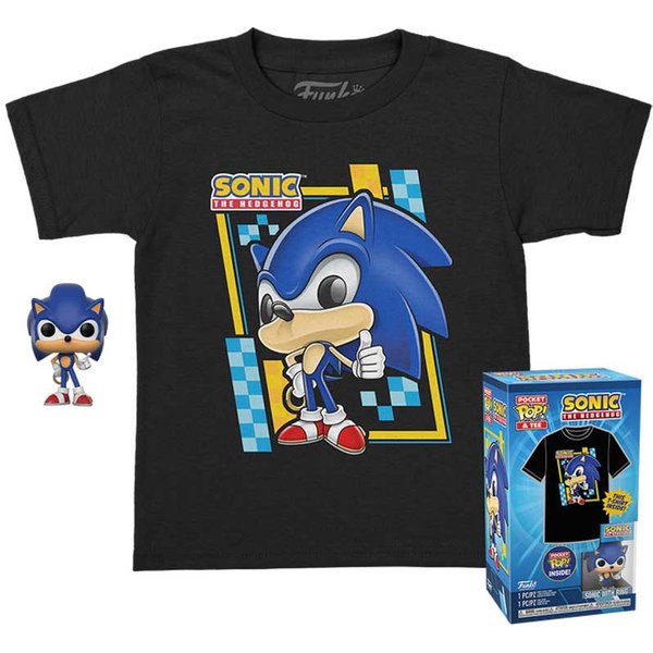 Funko Pocket POP! & Sonic T-Shirt - Kids Small | Sonic The Hedgehog