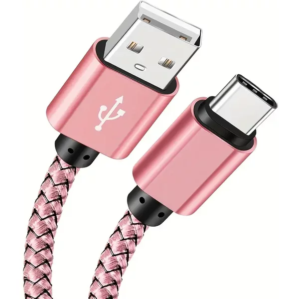Fast Charging USB Type C Charging Cable 1m - Pink