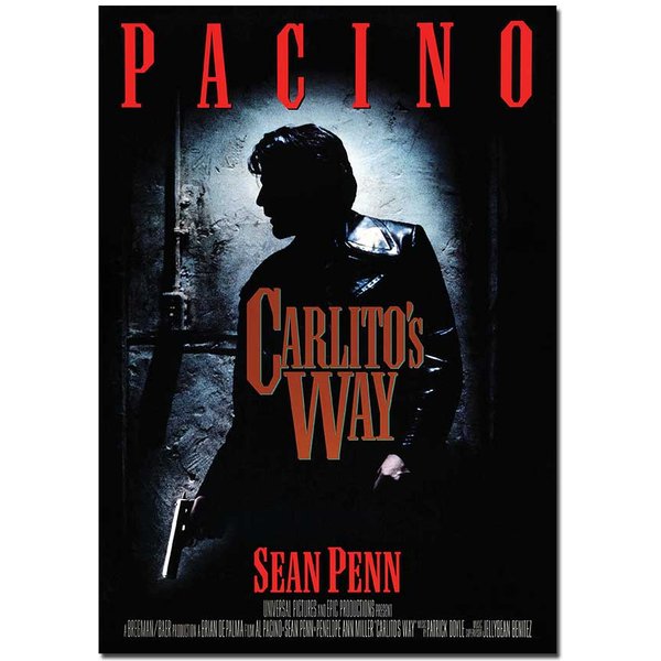 Carlito's Way Movie Poster | Official Cinema Wall Art – Film Prints A4 A3