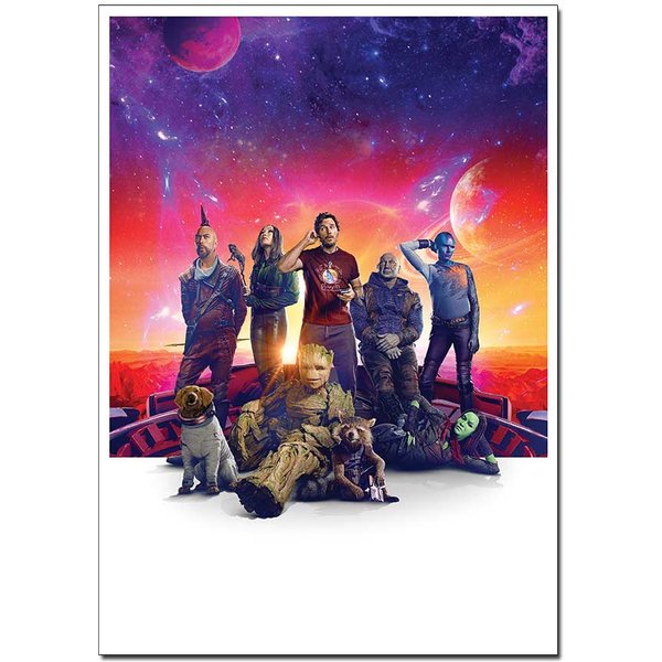 Guardians of the Galaxy VOL.3 Movie Poster | Official Marvel Wall Art – A4 A3