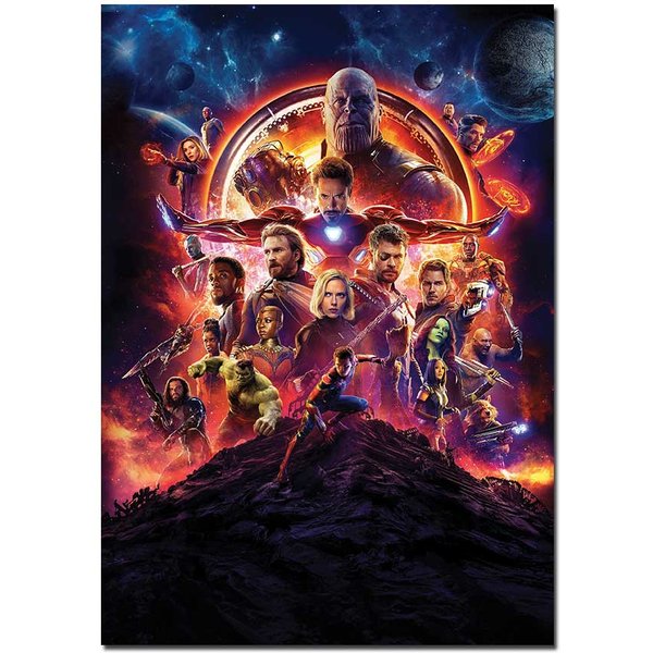 The Avengers (Infinity War) Movie Poster | Marvel Wall Art – Movie Print A4 A3