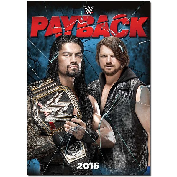 WWE Payback 2016 Event Poster | Official WWE Wall Art A4 A3