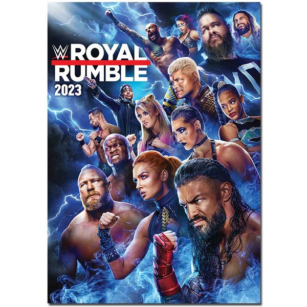 WWE Royal Rumble 2023 Event Poster | Official WWE Wall Art A4 A3