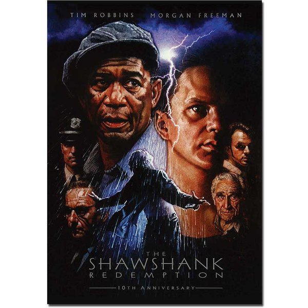 Shawshank Redemption Movie Poster | Official Cinema Wall Art – Film Prints A4 A3