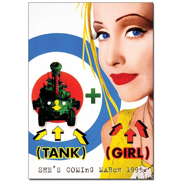 Tank Girl (Varient) Movie Poster | Official Cinema Wall Art – Film Prints A4 A3