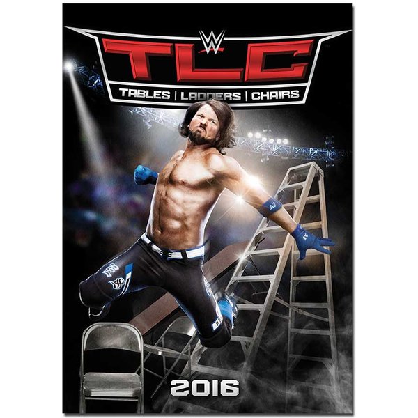 WWE Tables, Ladders & Chairs 2016 Event Poster | Official WWE Wall Art A4 A3