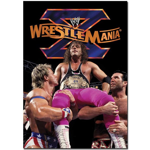 WWE WrestleMania 10 Poster | Classic & Official Wrestling Event Wall Art A4 A3