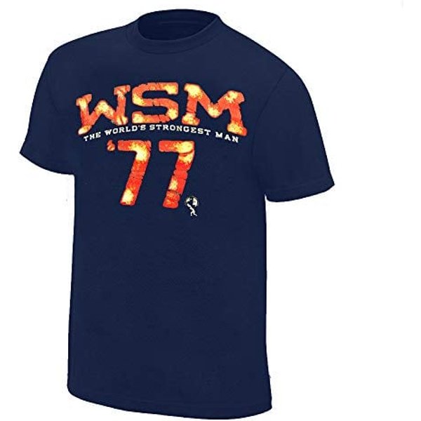 The Worlds Strongest Man - '77 - Blue Authentic T-Shirt