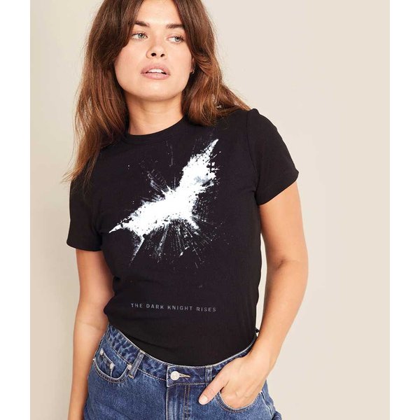 DC Comics Batman "The Dark Knight Rises" Womens T-Shirt Black