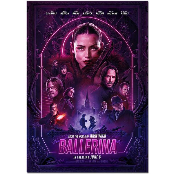 Ballerina (John Wick) Movie Poster | Official Art Print A3 A4
