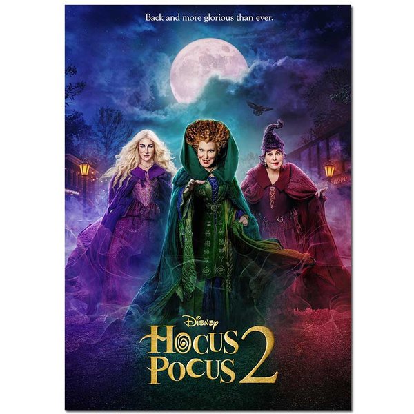 Hocus Pocus 2 Movie Poster | Official Art Print A3 A4