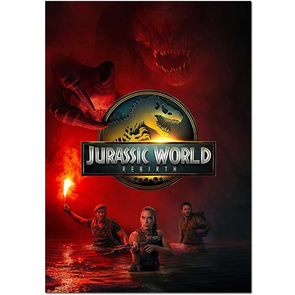 Jurassic World Rebirth Movie Poster | Official Art Print A3 A4