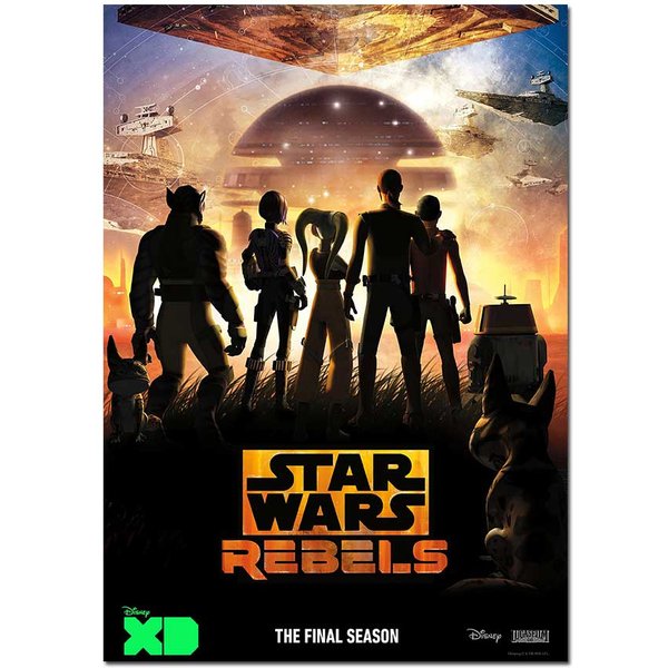 Star Wars - Rebels Final Season Movie Poster | Official Art Print A3 A4