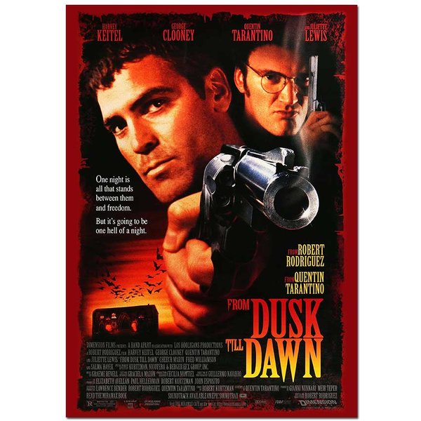 From Dusk Till Dawn - Tarantino Movie Poster | Official Art Print A3 A4