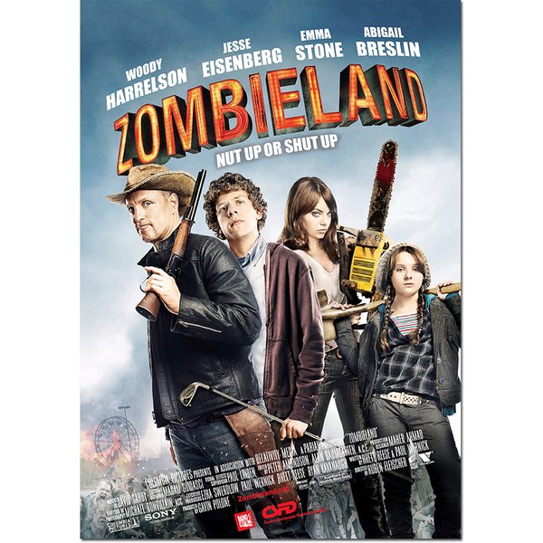 Zombieland Movie Poster | Official Art Print A3 A4