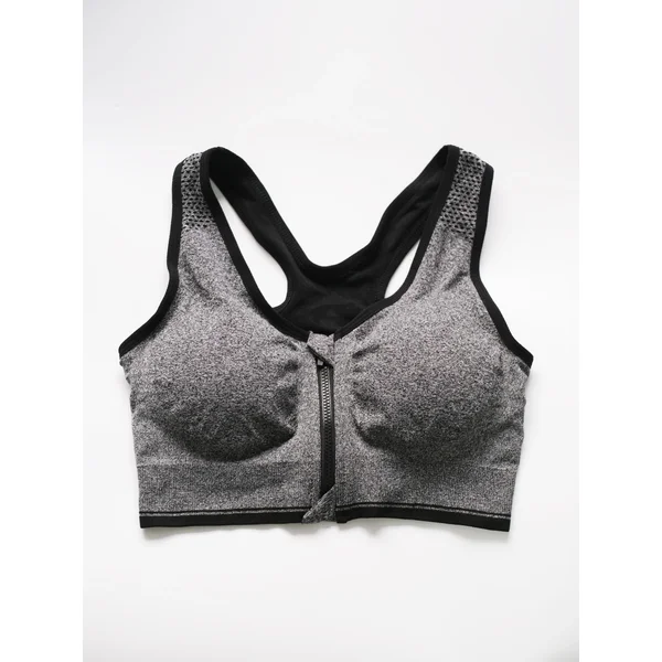 Women's High Performance Front Zipper Sports Bra