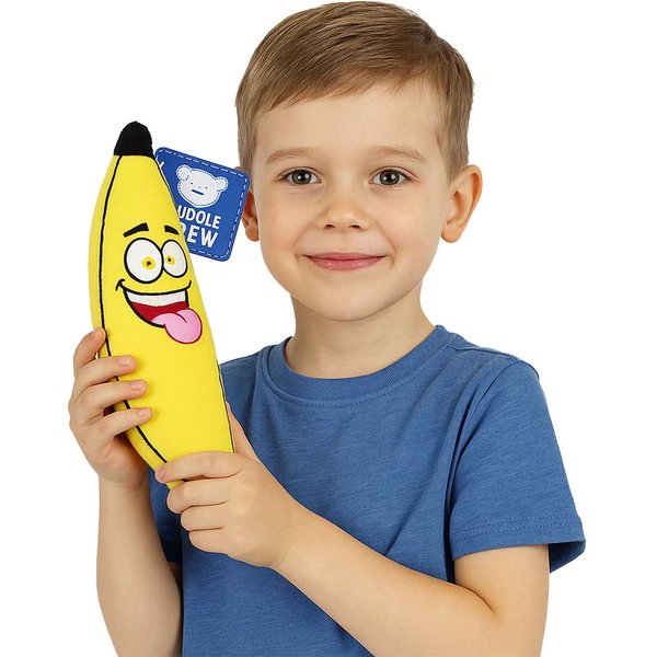 Cheeky Banana Plush Toy – 20cm Soft & Silly Stuffed Fruit for Kids