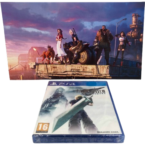 FINAL FANTASY VII REMAKE (PS4) SEALED + POSTER