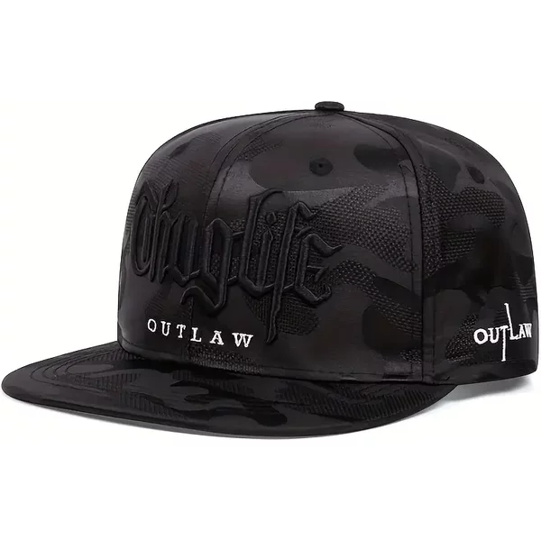 Thug Life "Outlaw" Camo Snapback Cap