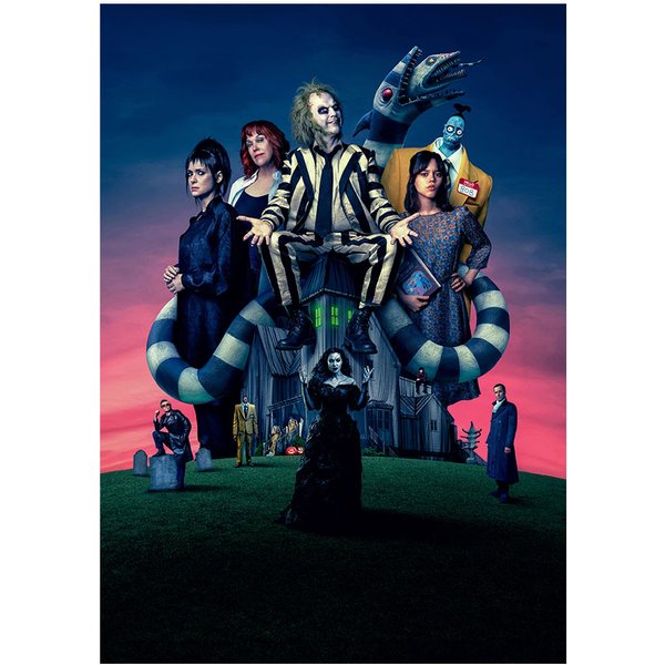 Beetlejuice (2024) Movie Poster | Official Art Print A3 A4