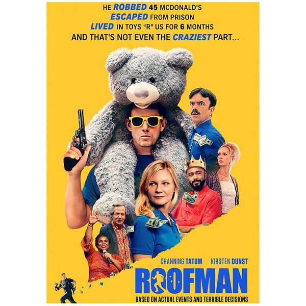 Roofman Movie Poster | Official Art Print A3 A4