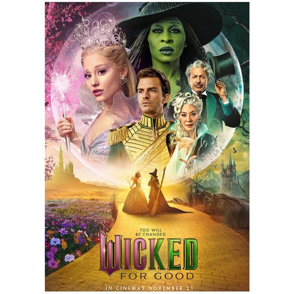 Wicked - For Good Movie Poster | Official Art Print A3 A4