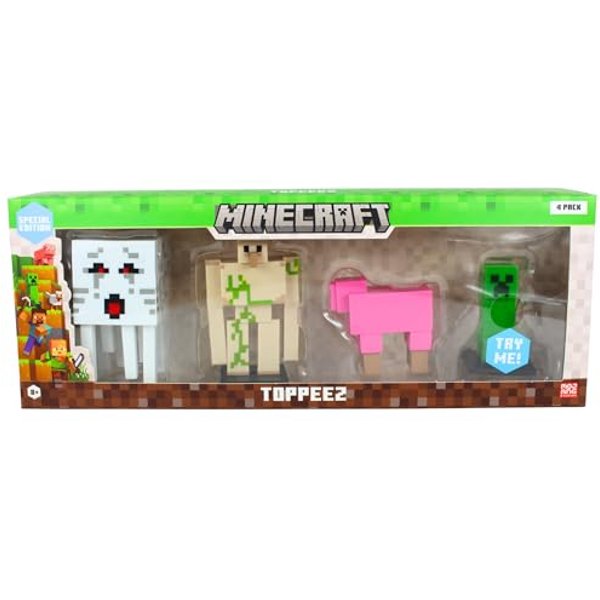 Minecraft Toppeez Special Edition 4-Pack Figure Set
