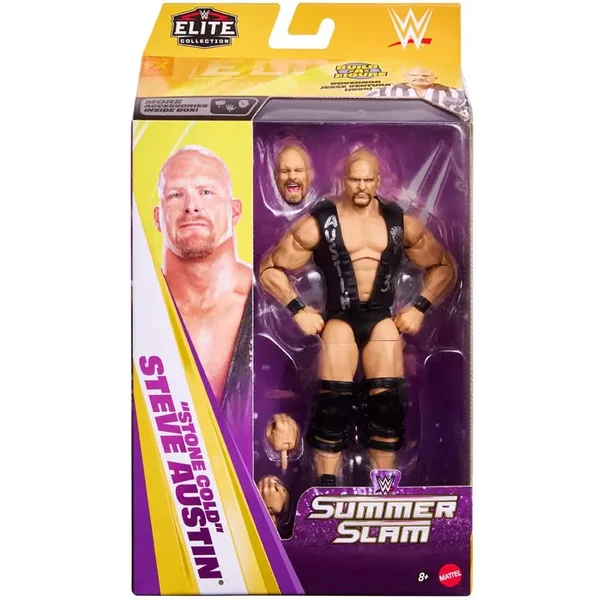 “Stone Cold” Steve Austin – WWE Elite SummerSlam 26 Action Figure