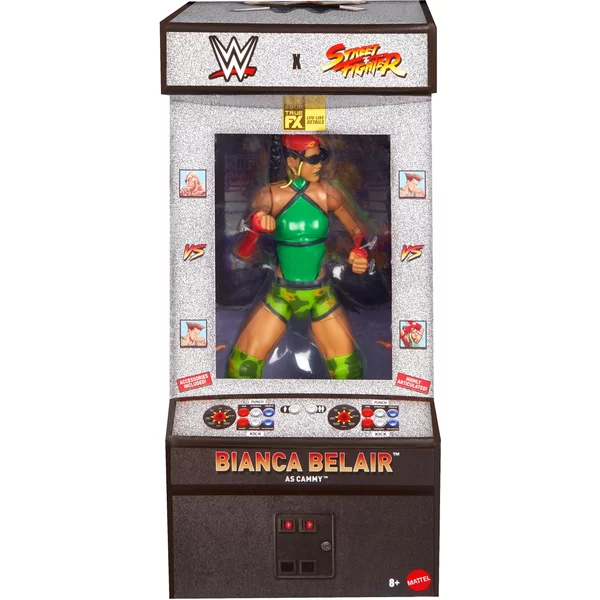 WWE Elite Collection X Street Fighter Action Figures Bianca Belair as Cammy