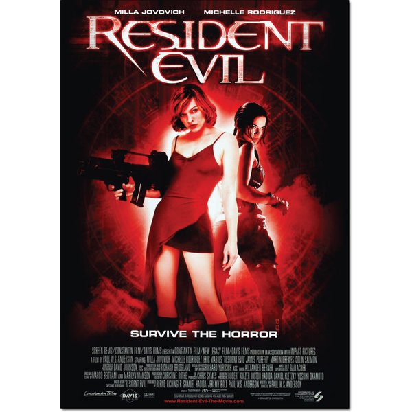 Resident Evil – Horror Movie Poster | Official Art Print A3 A4