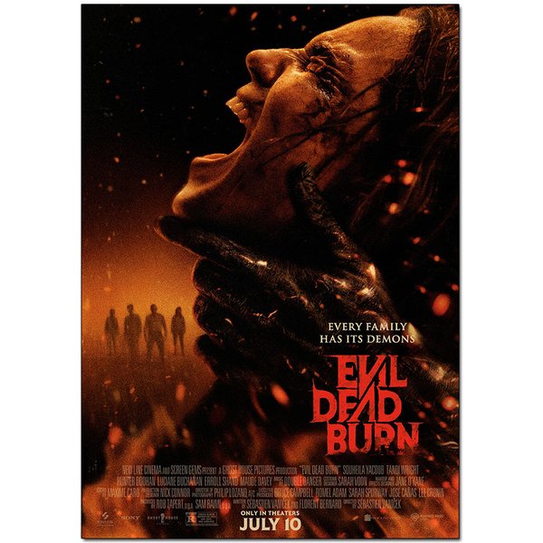 Evil Dead Burn Horror Movie Poster | Official Wall Art A4 A3