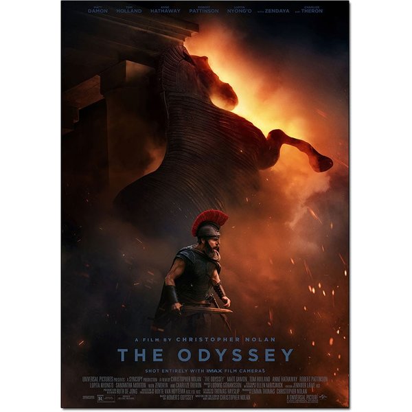 The Odyssey - Christopher Nolan Movie Poster V1 | Official Wall Art A4 A3