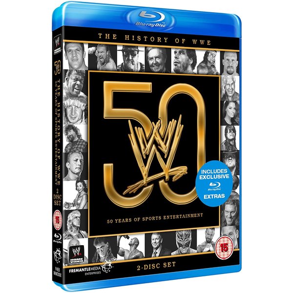 The History Of WWE: 50 Years Of Sports Entertainment (Blu-ray)