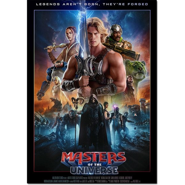 Masters of the Universe - He-man Movie Poster | Official Wall Art A4 or A3 Size