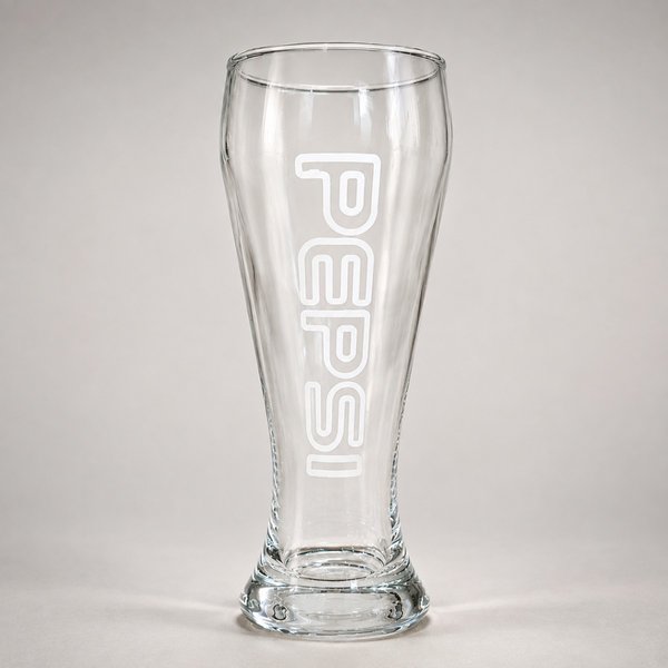 Pepsi Pint Glass 570ml Clear Branded Beer Glass