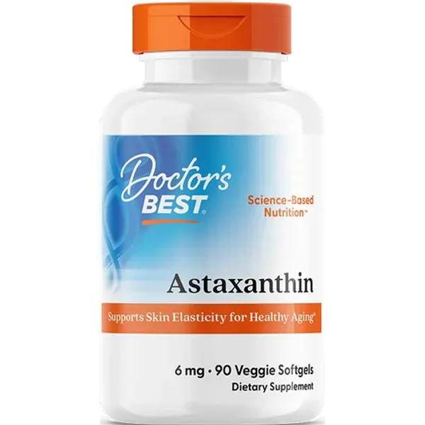 Astaxanthin with AstaReal, 6 mg, 90 Veggie Softgels - Dr's Best