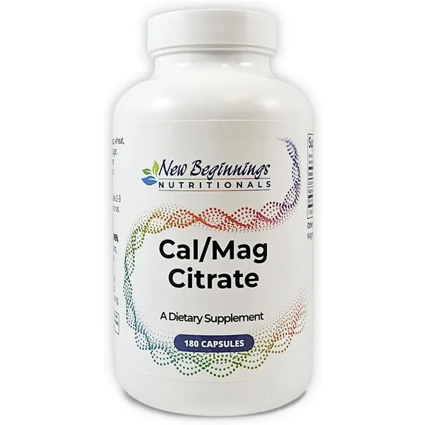 Calcium/Magnesium Citrate (180 Caps) (Cal/Mag) - New Beginnings