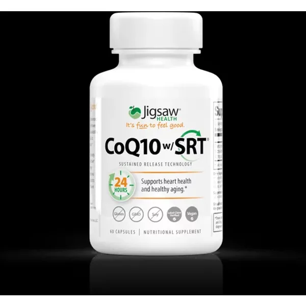 CoQ10 w/SRT® - 60 Capsules - Jigsaw Health