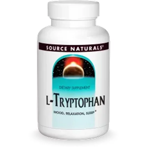 L-Tryptophan - 500 mg - 60 Caps - Source Naturals