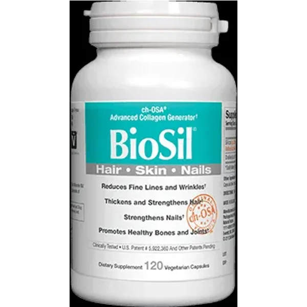 BioSil, ch-OSA (Hair, Skin & Nails) 120 Vegetarian Capsules – Natural Factors