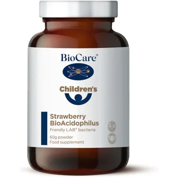 Children's Strawberry BioAcidophilus (Probiotic) 60g - BioCare