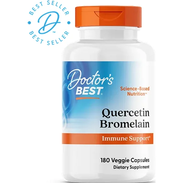 Quercetin Bromelain 180 Capsules - Doctor's Best