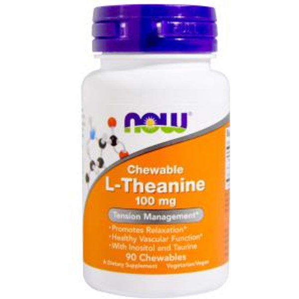 Chewable L-theanine 90 chewables - now®