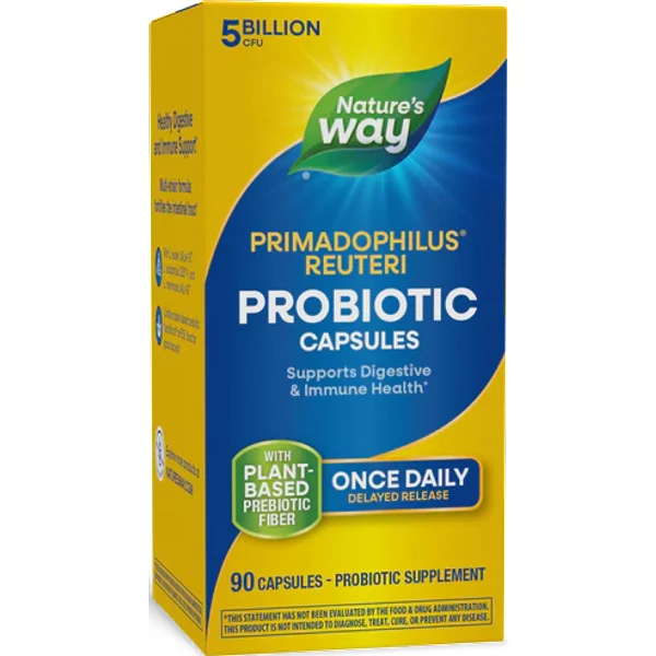 Primadophilus® Reuteri 90 capsules with probiotic blend - Nature’s Way