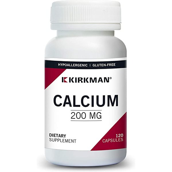Calcium 120 capsules to support bone mass, teeth and muscle tone - KIRKMAN®