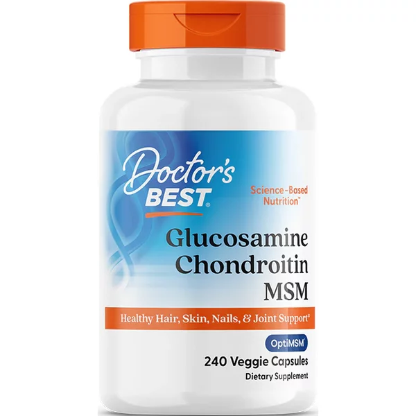 Glucosamine Chondroitin MSM with OptiMSM, 240 Capsules - Doctor's Best